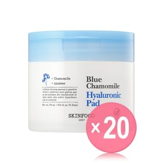SKINFOOD - Blue Chamomile Hyaluronic Pad (x20) (Bulk Box)