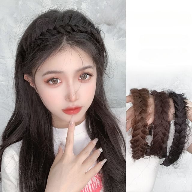 SEVENQ-Braided Wig Headband