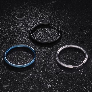 Soosina-Stainless Steel Hoop Earring