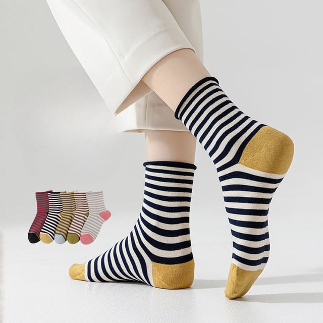 Mimiyu-Striped Socks