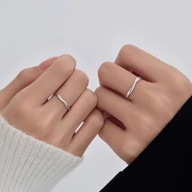 Gaya-Couple Matching Twisted Ring