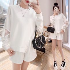 Rosewind - Set: Plain Sweatshirt + Shorts Rosewind - Set: Plain Sweatshirt + Shorts