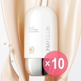 UNNY CLUB - Relief Whitening Tinted Sun Cream SPF50+ PA+++ (x10) (Bulk Box)