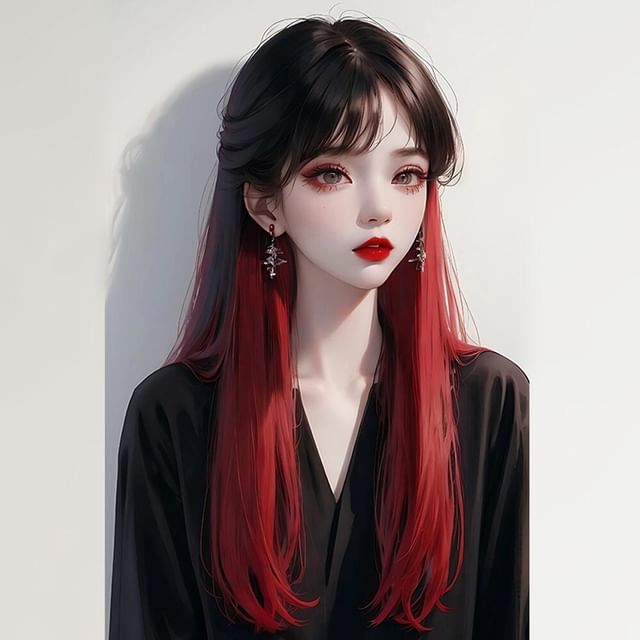 Jellyfish-Long Full Wig - Straight Gradient