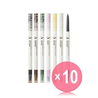 CLIO - A.BLACK Color Performance Eye Pencil - 6 Colors (x10) (Bulk Box)