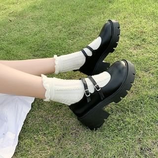 Bolitin - Platform Block Heel Mary Jane Shoes | YesStyle