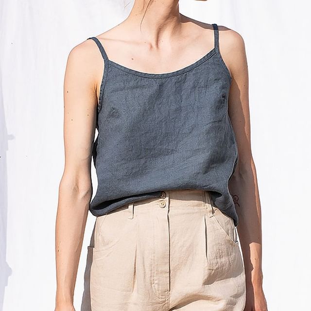 lolliert-Plain Camisole Top