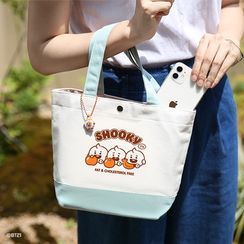 BABOSARANG - 'Jelly Candy BT21 Baby' Canvas Tote Bag