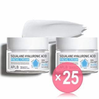 APLB - Squalane Hyaluronic Acid Facial Cream Set (x25) (Bulk Box)