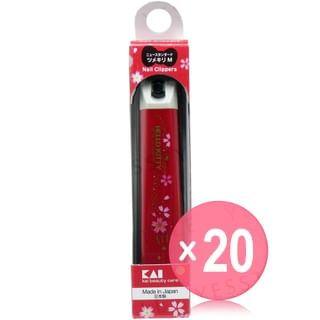 KAI - Hello Kitty Japanese-Style New Standard Nail Clipper M Japanese Cherry Blossom (x20) (Bulk Box)