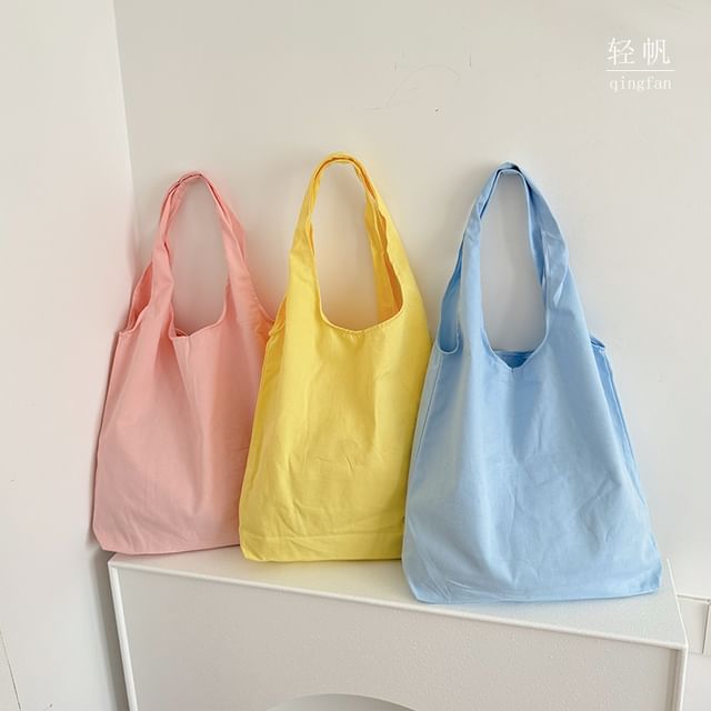Basaran-Plain Canvas Tote Bag