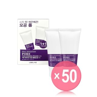 LEBELAGE - Real Sensation Pore Cleansing Foam Set (x50) (Bulk Box)