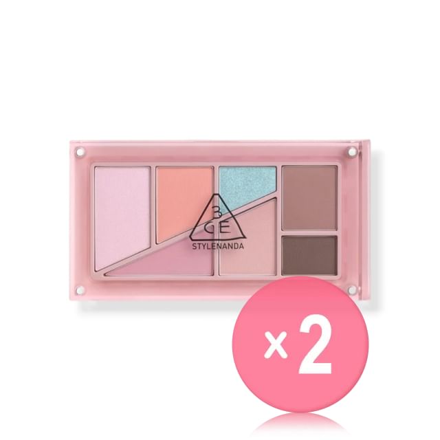 3CE-LAYER-IT-All Eyeshadow Palette - 5 Types 2pcs Bundle Set