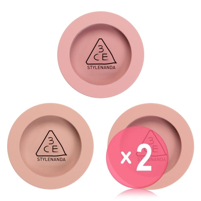 3CE-Mood Recipe Face Blush - 3 Colors 2pcs Bundle Set