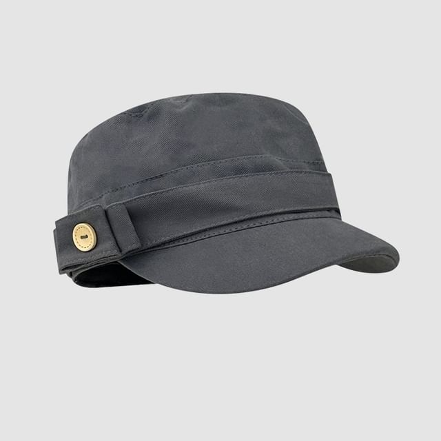 4-4 STUDIO-Buttoned Military Cap