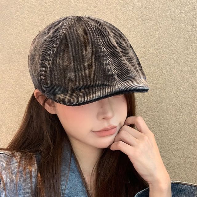 4-4 STUDIO-Corduroy Flat Cap