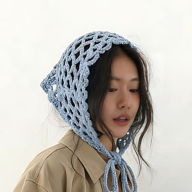 4-4 STUDIO-Crochet Bonnet Hat