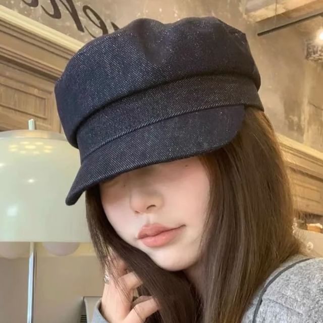 4-4 STUDIO-Denim Military Cap