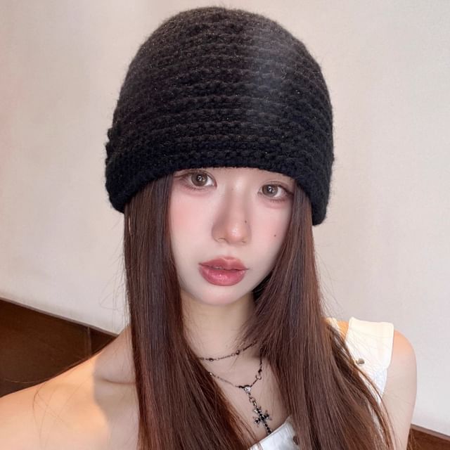 4-4 STUDIO-Plain Beanie
