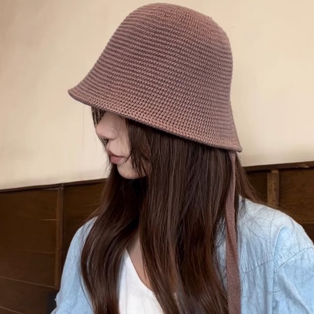 4-4 STUDIO-Plain Cloche Hat