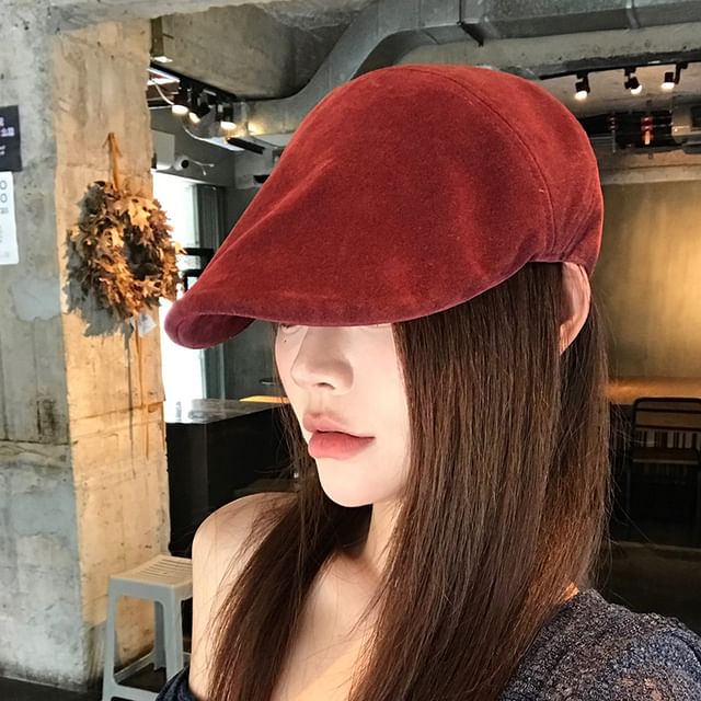 4-4 STUDIO-Plain Flat Cap