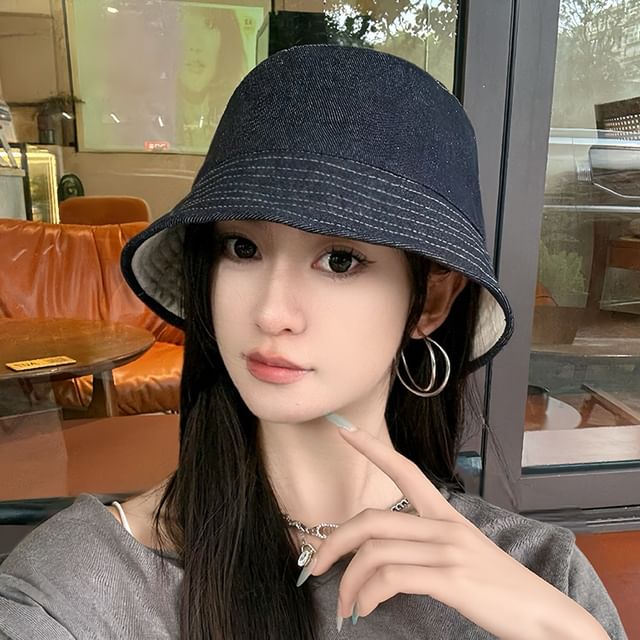 4-4 STUDIO-Reversible Bucket Hat