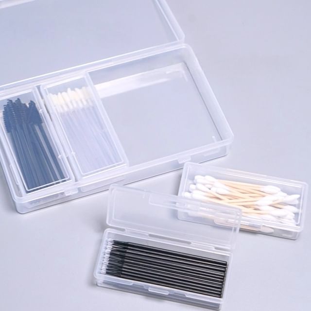 denivyse-Transparent Divided Makeup Storage Box