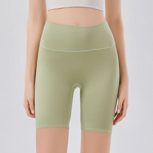 High Rise Plain Cycle Shorts