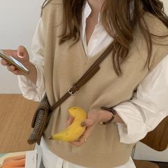 Moss Studio - Plain Knit Vest Moss Studio - Plain Knit Vest