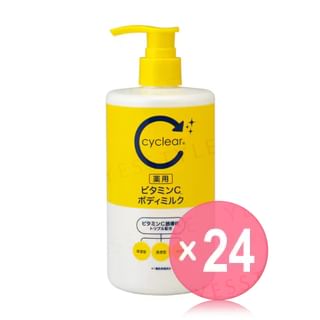 KUMANO COSME - Cyclear Medicated Vitamin C Body Milk  (x24) (Bulk Box)