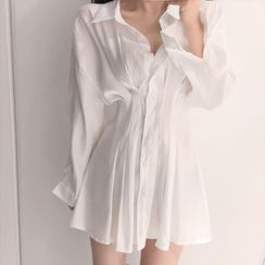 Pomona - Long-Sleeve A-Line Shirtdress Pomona - Long-Sleeve A-Line Shirtdress