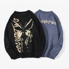 Jeshili - Butterfly Print Sweater | YesStyle