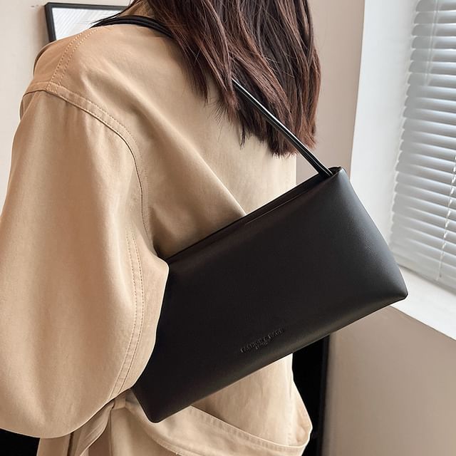 Letheroni-Faux Leather Shoulder Bag