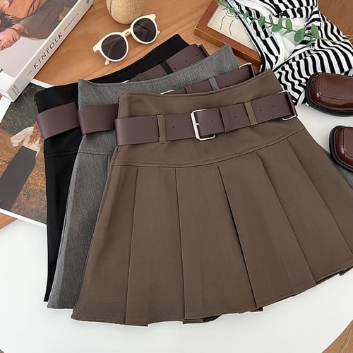 Pleated mini skirt clearance yesstyle