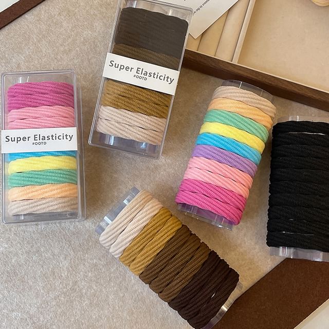 Jael-Plain Hair Tie Box Set