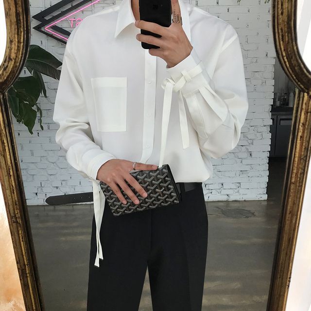 MRCYC-Long-Sleeve Plain Shirt