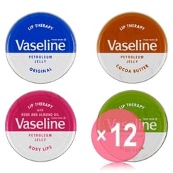 Vaseline - Lip Therapy Tin (x12) (Bulk Box)