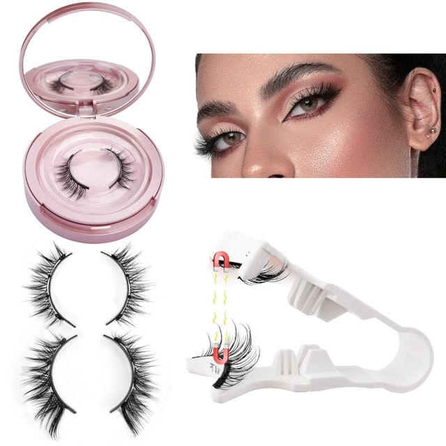 Lashie-Kit de faux cils magnétiques et pince à épiler