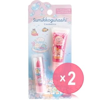 San-X - Sumikko Gurashi Lip Stick & Lip Gloss Set 01 2pcs Bundle Set