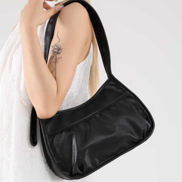Indenis-Faux Leather Shoulder Bag