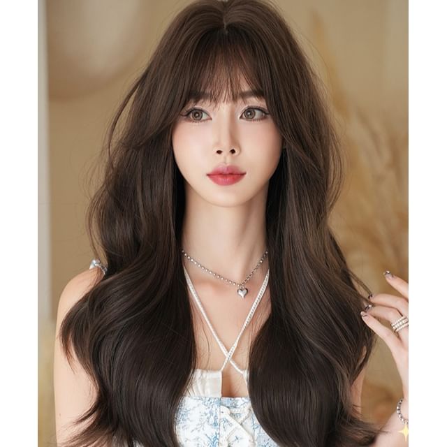 SEVENQ-Long Full Wig - Wavy