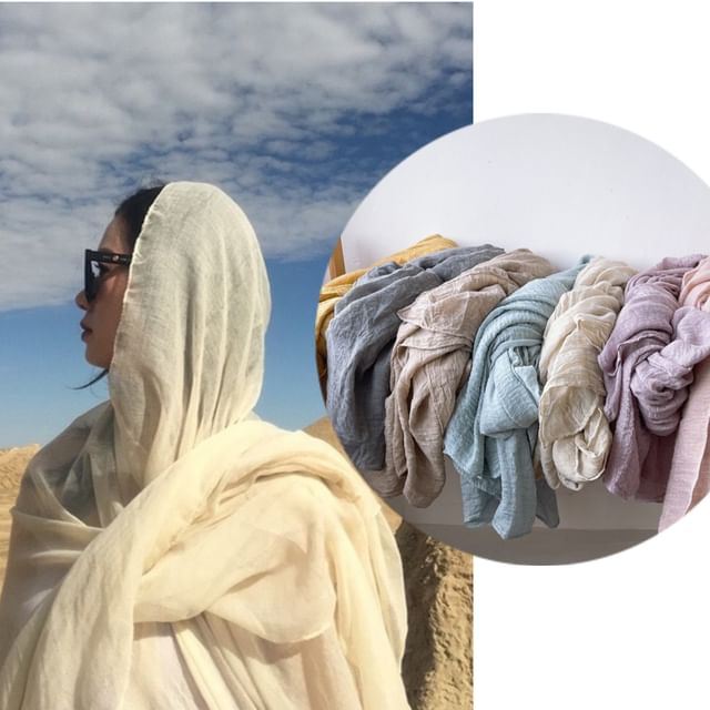 Combon-Linen Cotton Shawl