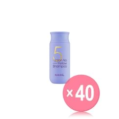 MASIL - 5 Salon No Yellow Shampoo Mini (x40) (Bulk Box)