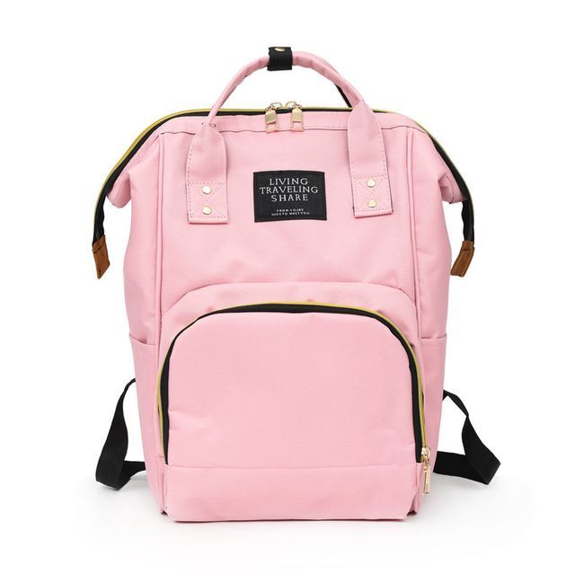 ESS Drip Color Block Backpack (Pink)