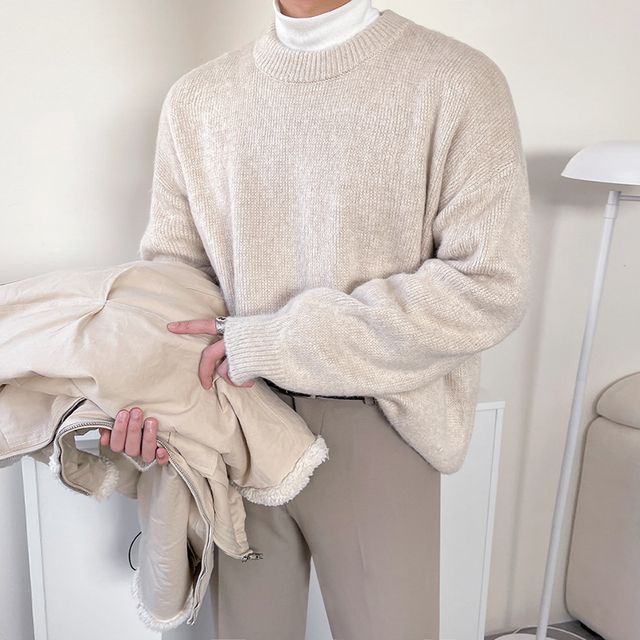 MRCYC-Crew Neck Plain Sweater