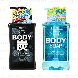 Kose - Softymo Men's Body Soap 550ml - 2 Types