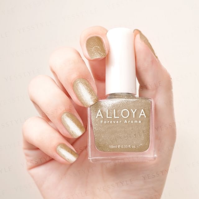 ALLOYA-Water-Based Natural Nail Polish Environmental Friendly 085 Irresistible Silence