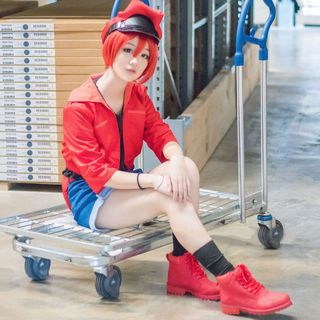 Cells at Work! Erythrocite Red Blood Cell Cosplay Costume