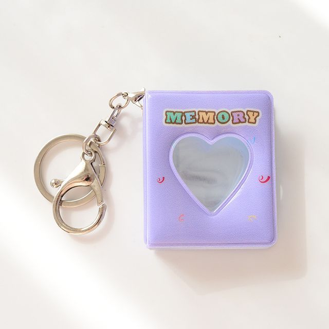 PIXON - Print Mini Photo Album Keyring (various designs)