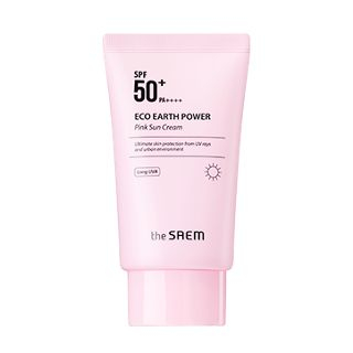 The Saem - Eco Earth Power Pink Sun Cream SPF50+ PA++++ 50g